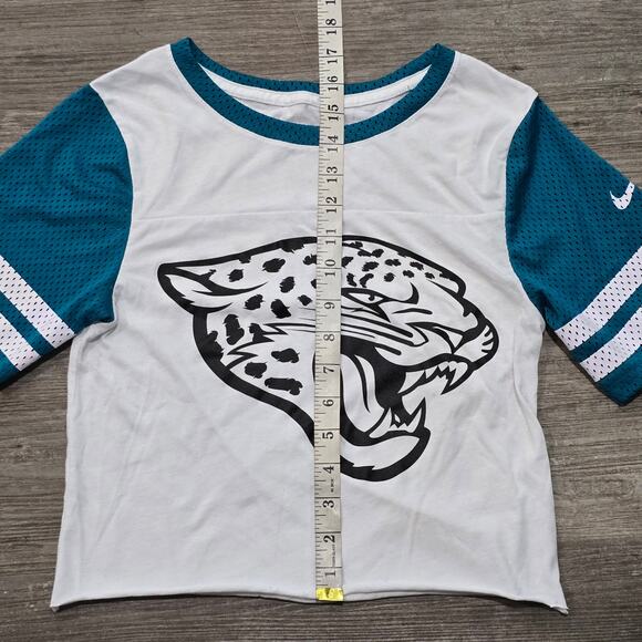 NFL Team Apparel Jacksonville Jaguars Big Logo Short Sleeve Crew Neck Shirt T - Picture 6 of 7